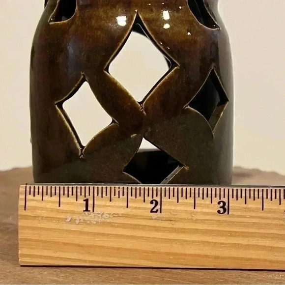 Cat Luminary Handmade Clay/Ceramic/Pottery - Picture 8 of 10